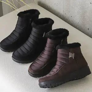 보니테 여성 겨울 패딩 방한부츠 퍼안감 따뜻한 털부츠 데일리 230-260mm