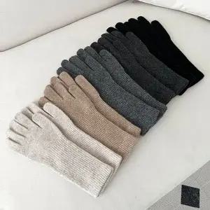 여성 국산 울 80 5컬러 손가락 롱 장갑 니트장갑 털장갑 방한용품 -WAG0002- 겨울