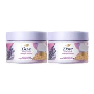 도브 바디 스크럽 미드나잇 라벤더향 298g 2개