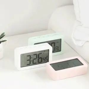 탁상 알람 시계 인테리어 타이머 휴대용 디지털 알람 시계 무소음 미니 데스크 스터디 독서실 수험생