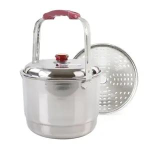 선학 다용도 들통 2호 29cm/큰냄비/솥/꼬치어묵/찜통/찜/캠핑/깊은/국수/대형/국/대용량/이유식/찌게/삶는