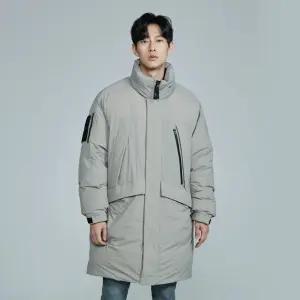 [버커루][THINFULL] 남성 NPU 중힙기장 하이넥 구스 씬다운(B224DW080P)