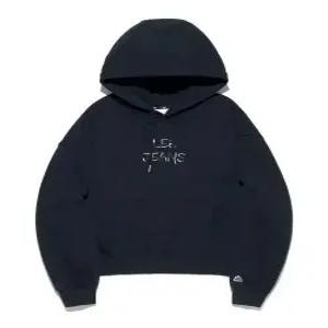 리 lee 우먼 리진스 스티치 후드 티셔츠 네이비