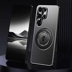 갤럭시 S25 S24 카메라 보호 맥세이프 호환 휴대폰 핑거링 거치대 지문방지 케이스 D348