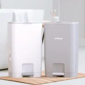 이지캔 투톤칼라 기저귀 쓰레기통 휴지통 냄새차단 무소음