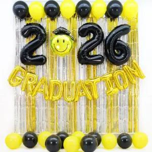2026 스마일졸업 풍선 커튼 세트 (M) 파티 장식 소품 축하