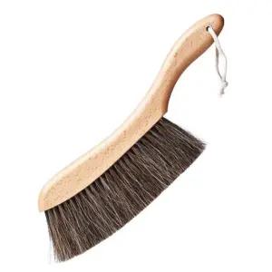 먼지 제거 너도밤나무 실외 부드러운 대형 말털 빗자루 실내외겸용 청소용