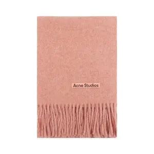 [아크네스튜디오]25SS 아크네 스튜디오 내로우 헤비 울 프린지 머플러 45X200 CA0210 ROSE MELANGE