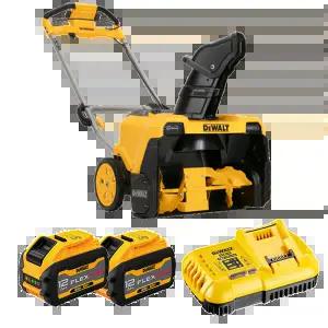 디월트 무선 제설기 60V 충전공구 스노우 블로워 배터리(4.0) 2개 세트 DCSNP2142Y2 눈청소