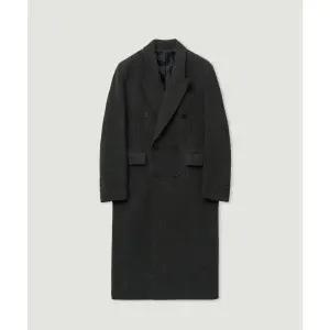 [국내정품] 엘무드 더블코트 발렌티누스 더블 코트 그레이 스트라이프 234302