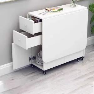 2인용 원목 접이식 식탁 오피스텔 좁은 이동테이블