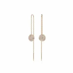 [브랜드 주얼리]  Sublima 로즈골드 드롭 체인 귀걸이 5689427