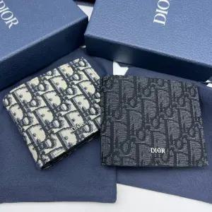 [당일출고/선물포장] 25SS  오블리크 남성 반지갑 베이지 블랙 2OBBH027YSE H05E