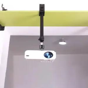 빔프로젝터 무타공 2-6cm클램프+10cm봉 + 고정 지지대