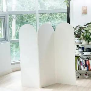 이동식 라운드 파티션 디자인 공간 분리 파티션 프라이버시 인테리어 종이