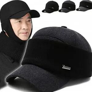 방한 겨울 울볼캡 남자 밴드 모자 남성
