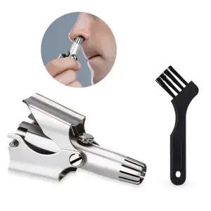 수동 코털 정리기 휴대용 남성 코털 제거기 남자 콧털