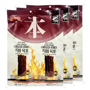 머거본 롱스틱 직화육포 180g x 3개