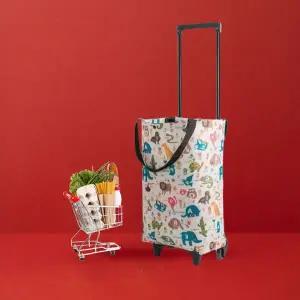 대용량 장바구니 캐리어 시장용 바퀴 손수레 카트