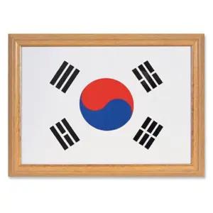 태극기(A3액자) 국기액지 벽걸이 A3 프레임 우드프레임