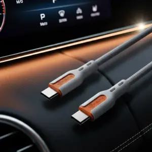 [노블링크] 240W 차량용 C to C PD 고속 충전 케이블 / 시거잭 호환 / 자동차 전용 최적화