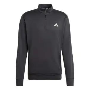 아디다스 남성 트레이닝 반집업 아노락 티셔츠 블랙 IN5557