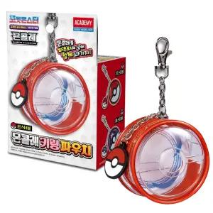 아카데미과학 몬콜레 키링 파우치 몬스터볼 레드 S25053