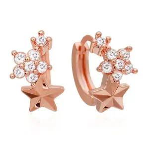 [하프클럽/]14K 골드핀 플로라 원터치 귀걸이