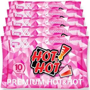 프리미엄 붙이는 핫팩(PINK) 파스형 50매 최신제조품 미FDA ISO14001(환경)인증으로 가장 안전