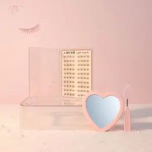 NYXIE 노글루 속눈썹 셀프 가닥 인조 속눈썹 퓨어 래빗 내추럴 데일리 러블리 5종