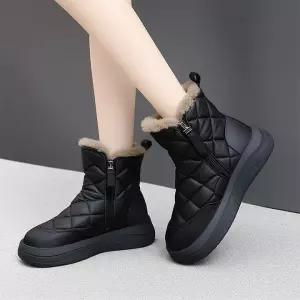 여성 하이탑 겨울 부츠 퍼 신발 퍼운동화 부츠 하이탑 털운동화 여성 여자 신발 겨울운동화 퍼