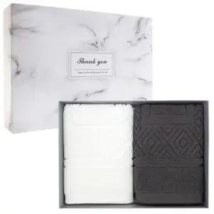 클래식 호텔 타올 발매트 2P 선물세트 욕실 주방 발수건