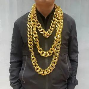 금목걸이모형 플라스틱 체인 소품 공연 악세서리