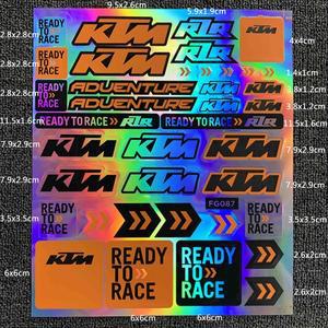 패션 반사 오토바이 데칼 방수 스티커 KTM RC8 듀크 250 390 690 790 890 990 1050 어드벤처 R 용