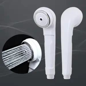 백색샤워기헤드 목욕탕샤워기 업소용 샤워 욕실 교체 절수 필터 꼭지 녹물제거 해바라기 수압상승