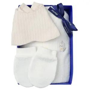 [갤러리아] (압소바말띠출산,백일,신생아내의세트)배앙코튼모달우주복+손싸개세트(A11-10611SET)