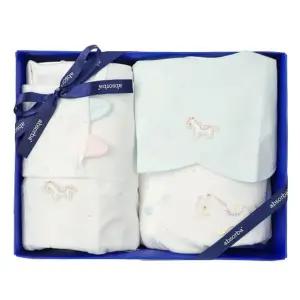 [갤러리아] (압소바출산,태교,배냇저고리세트)첼시배냇저고리+우주복2종세트(A1A-10112SET)