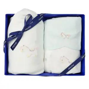 [갤러리아] (압소바말띠출산,백일,우주복세트)첼시우주복+속싸개2종세트(A11-10610SET)