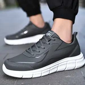 허리 완전방수 운동화 올블랙 신발 블랙 기능성 미끄럼