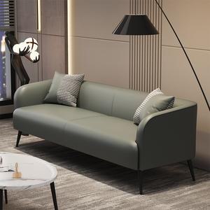 폭좁은쇼파 3인용 가죽 작은 모양의 응접 거실 회색 공항 카페소파 라이트 미용실 가벼운