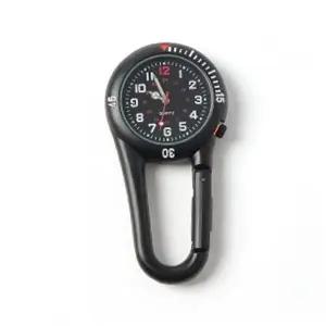 [골드스마일]스포츠시계 아웃도어카라비너야광스포츠시계(블랙블랙)