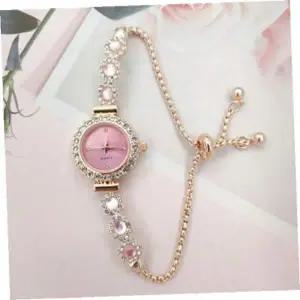 [골드스마일]여성시계 안젤라슬라이드여성손목시계(핑크)