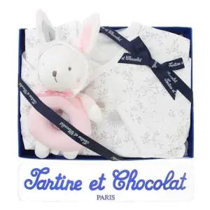 [갤러리아] (쇼콜라/임신/출산/백일/돌/조카) 에트왈배냇가운 + 라이딸랑이 2종세트