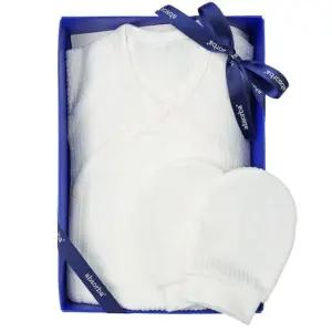 [갤러리아] (압소바출산,태교,배냇저고리세트)배앙코튼모달배냇슈트+손싸개세트(A1A-10106SET)