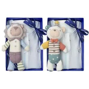 [갤러리아] (쌍둥이말띠출산,백일,아기우주복)토곰이모달우주복두벌+사자,곰돌딸랑이(A11-106SET)