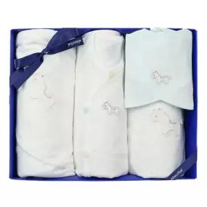 [갤러리아] (압소바출산,태교,아기배냇저고리)첼시배냇저고리+우주복+속싸개세트(A1A-10112SET)