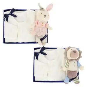[갤러리아] (26년S/S말띠출산백일유아내의세트)배앙코튼모달내의+애착인형세트(A1A-10300)