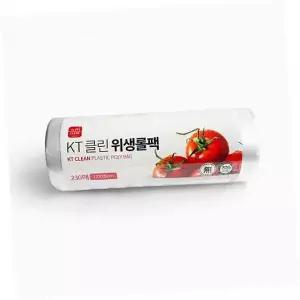 [골드스마일]지퍼 위생롤팩 - KT클린 롤팩 230매(170X250mm)