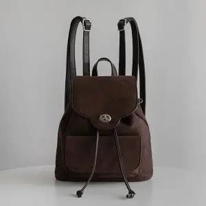 [LAINI]자체제작 모던 심플 포켓 스웨이드 백팩 lm-7098c