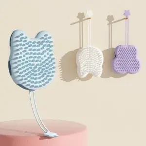 샤워용 실리콘 고양이 빗 펫 고양이 브러쉬 장갑 강아지 빗 WFKWS7K